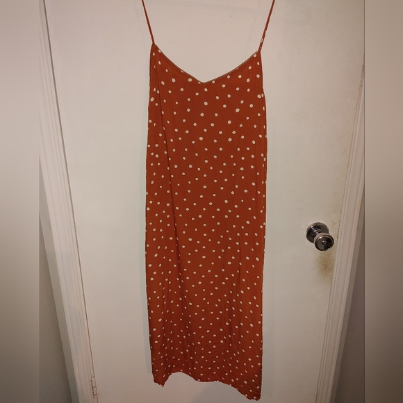 Madewell Slip Dress In Inkspot Dots Sz.12 NWT - Picture 5 of 7